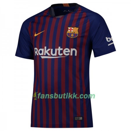 Fotballdrakt FC Barcelona Hjemmetrøye 2018-2019 Kortermet